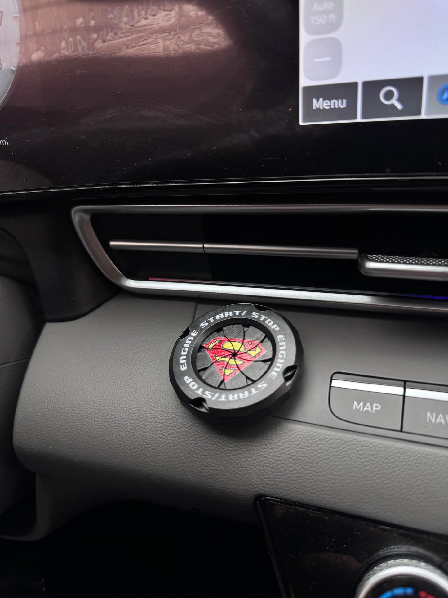 Metal Car Start/Stop Cover - Twist To Open