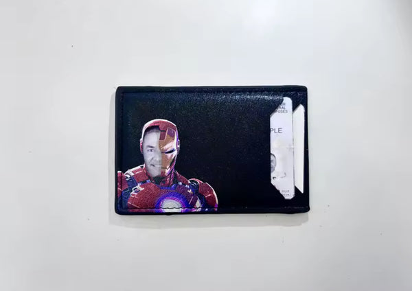 Superhero Leather Wallet - Id & Credit Card Holder
