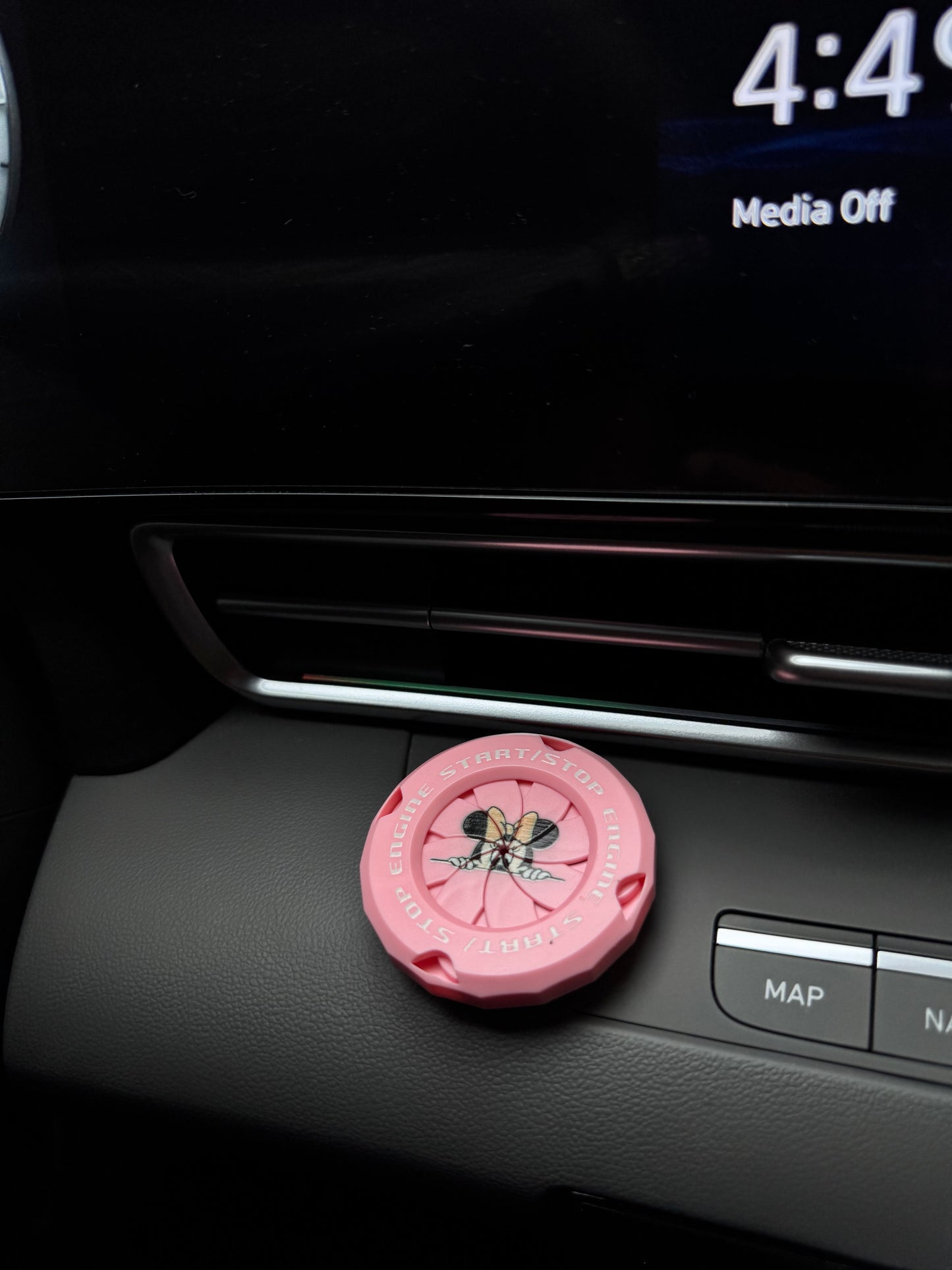 Metal Car Start/Stop Cover - Twist To Open