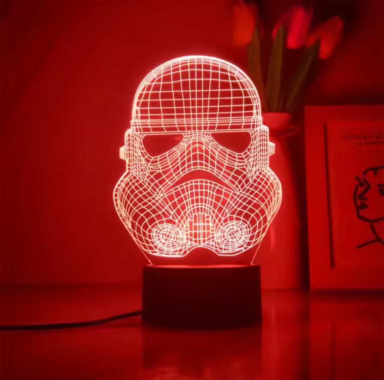 Illuminating 3-D Nightlight: 16 Color Options!