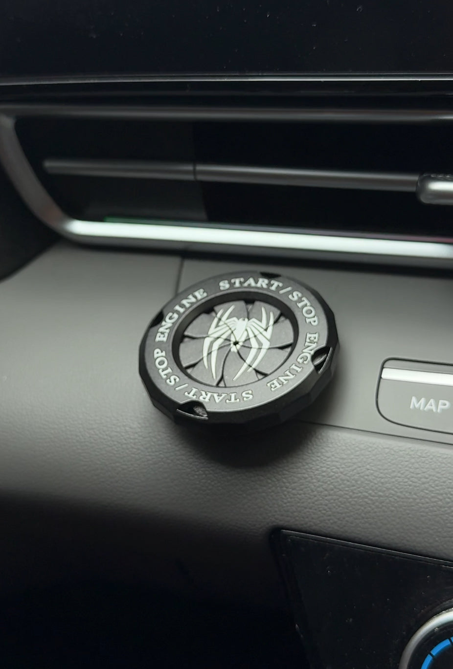 Metal Car Start/Stop Cover - Twist To Open