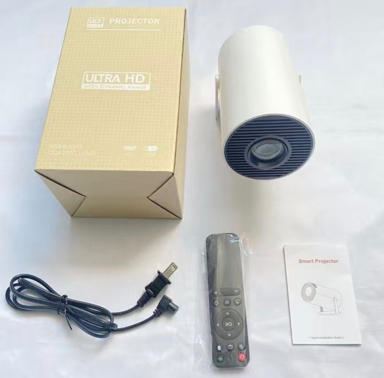 Portable HD Projector — Turn Any Wall Into a High Quality 130” Movie Screen