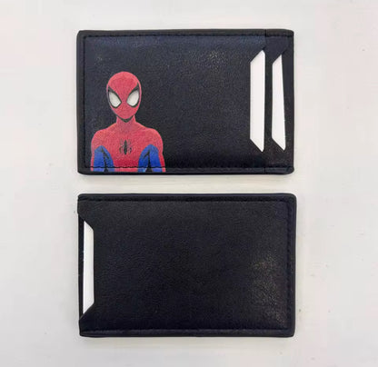 Superhero Leather Wallet - Id & Credit Card Holder