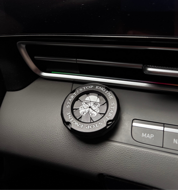 Metal High Quality Car One Start/Stop Button Key Cover Car - Twist To Open