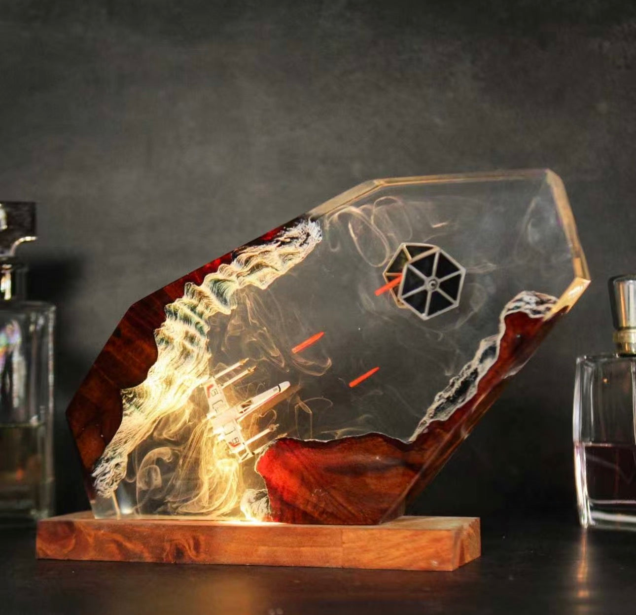 Table Resin Lamp Sci-fi Figure Colorful Night Light Customized Movie