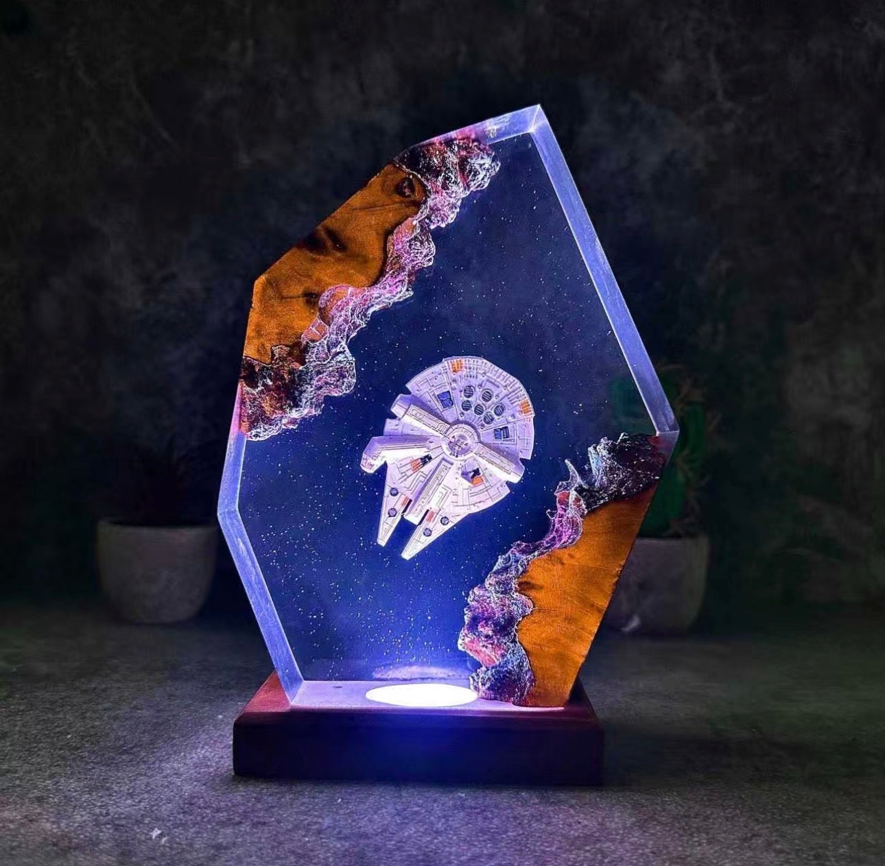 Table Resin Lamp Sci-fi Figure Colorful Night Light Customized Movie