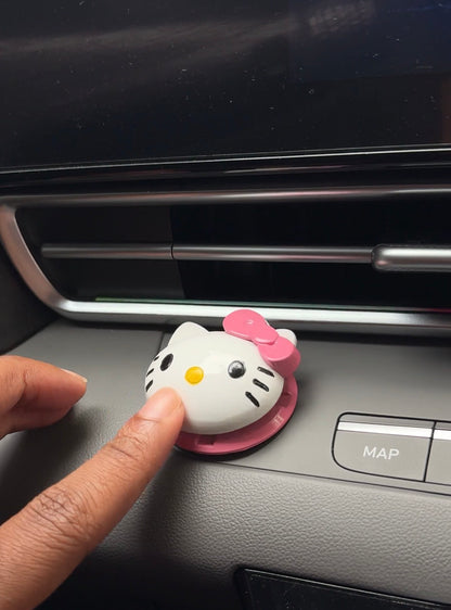 Hello K Push Start Button Cover - Adorable Car Accessory For Sanrio Fans
