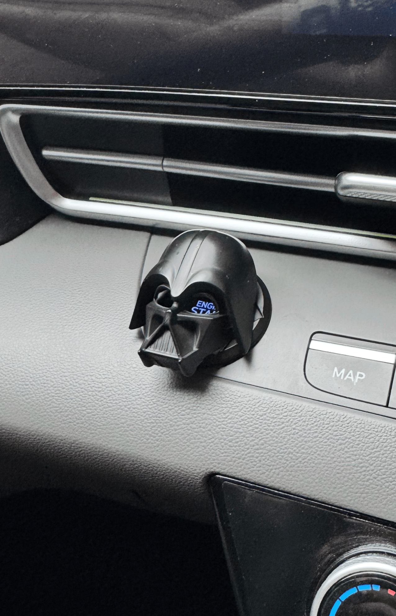 Car Superhero Start/Stop ignition cover for Push/Start & Key/Start