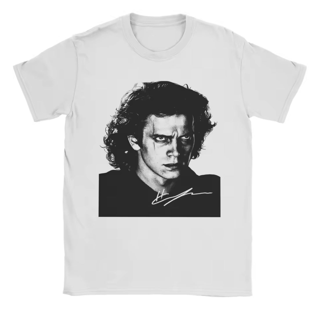 Anakin Skywalker T-Shirts Men Funny 100% Cotton Tees Round Collar Short Sleeve T Shirt Adult Clothing