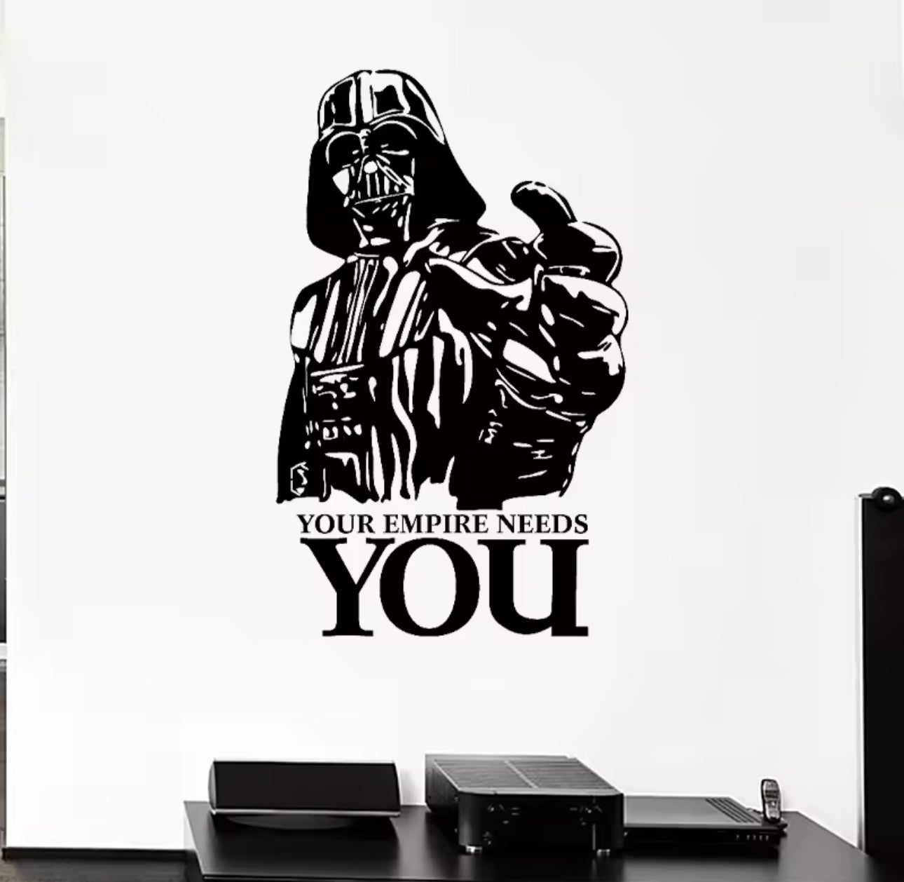 Darth Vader Vinyl Wall Decals Home Decoration Mural Sticker Your Empire Needs You Star Wars Vinyl Art Sticker Boys Room Decor