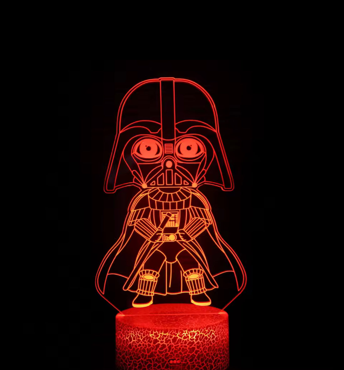 Superhero Master Character Lamp Figure Touch/Remote Illusion Night Light USB LED Desktop Decor