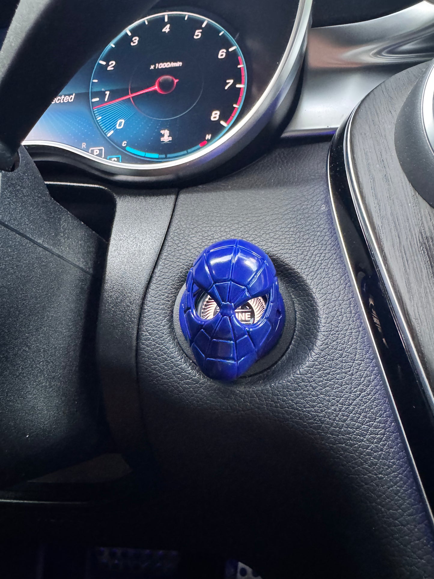 Metal Spidey Car Ignition Covers - Pust to Start & Key to Start