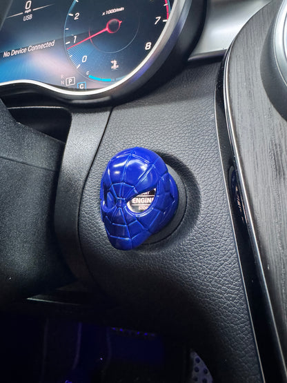 Metal Spidey Car Ignition Covers - Pust to Start & Key to Start