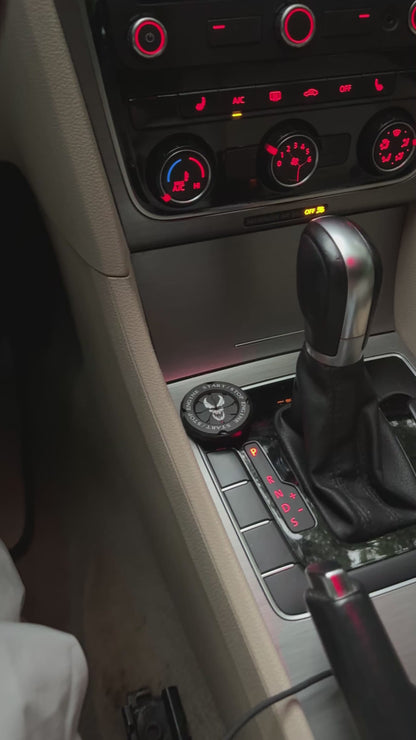 Metal Car Start/Stop Cover - Twist To Open